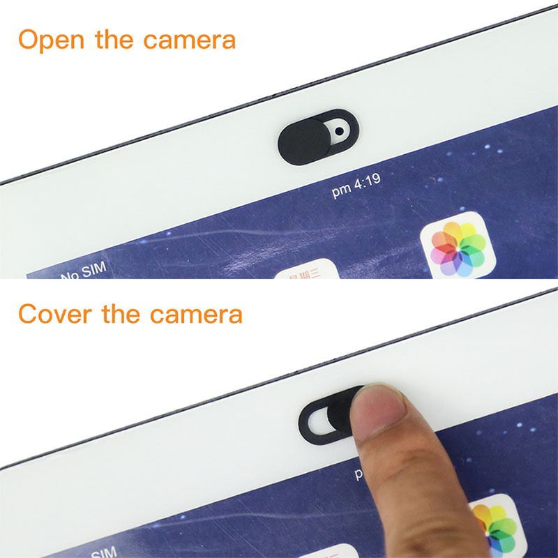 Webcam Cover Mobile Phone Plastic Slider Lenses Cover Privacy Protection Laptop Sticker for IPad