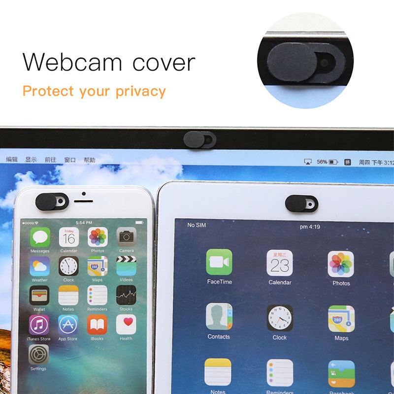 Webcam Cover Mobile Phone Plastic Slider Lenses Cover Privacy Protection Laptop Sticker for IPad