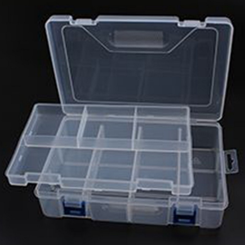 Plastic Detachable Adjustable Components Compartment Storage Organizer Parts Boxes Cases Container