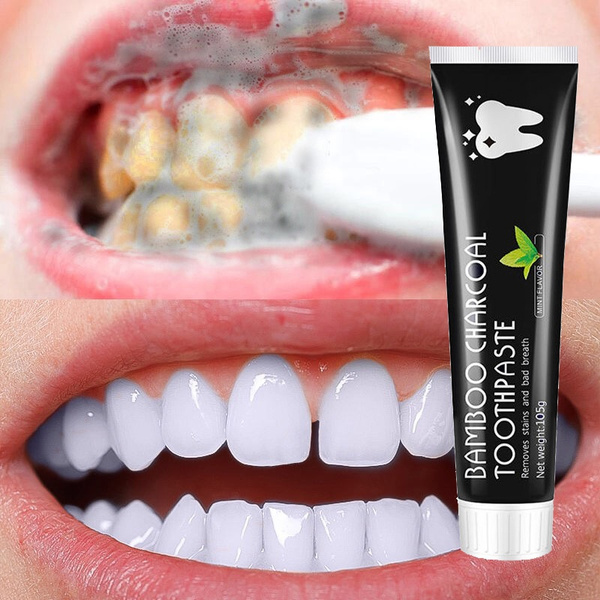 (Promotion) Buy one, get one free Toothpaste Teeth Whitening Refresh Breath Stain Remove White Teeth Cleaning Hygiene Oral Care Dental