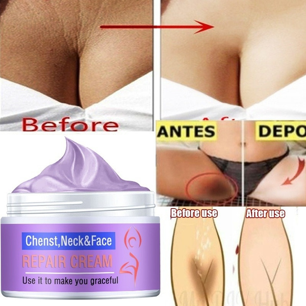 Perfect Chest Anti-Wrinkle Whitening+ Firming Cream Anti-Aging Cream for Chest, Neck & Face Purple