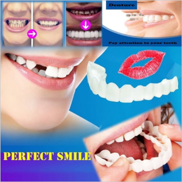 Comfort Denture Cover Buckle Silicone Perfect Smiley Veneer Teeth Upper Beauty Tool  Teeth