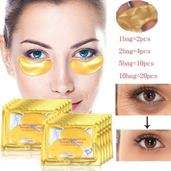 Under the eye mask gold collagen eye patch anti-wrinkle dark circle gel pad eye beauty