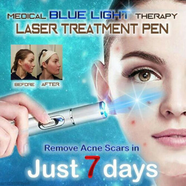 2021 New Upgraded Heath Blue Light Therapy Varicose Veins Treatment Laser Pen Soft Scar Wrinkle Removal Treatment Acne Laser Pen Massage Rel
