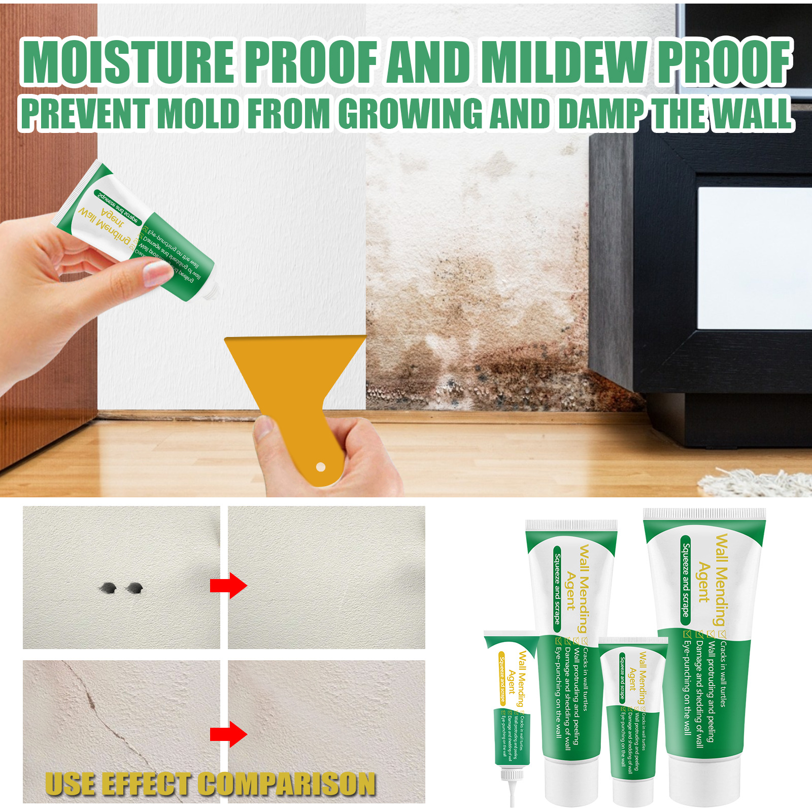Household wall repair paste wall crack repair agent wall repair paste C