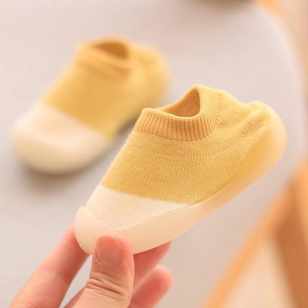 Baby Socks Shoes Infant Color Matching Cute Kids Boys Shoes Doll Soft Soled Child Floor Socks Shoes Toddler Girls First Walkers