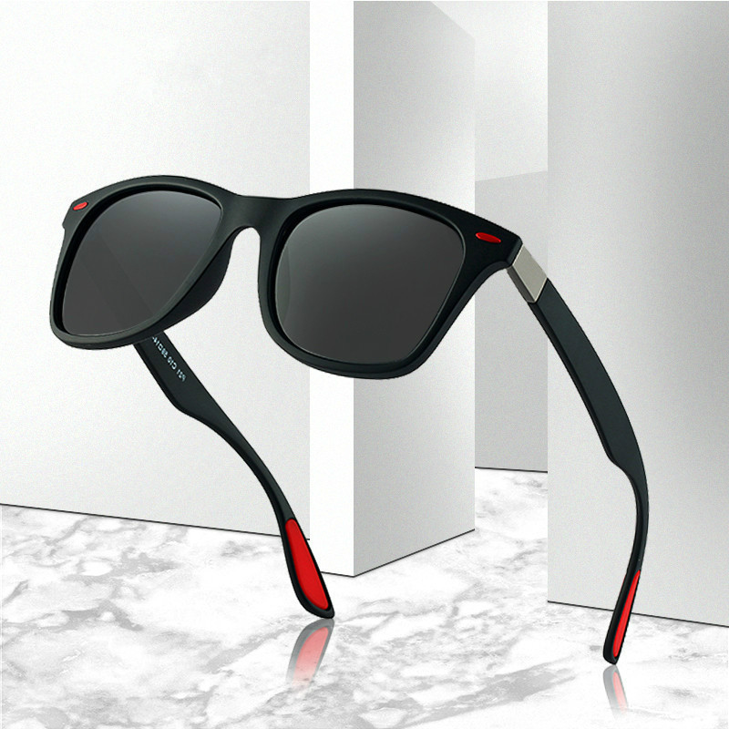 Fashion  Polarized Sunglasses Men Women Driving Square Frame Sun Glasses Male Goggle Shades Mirror