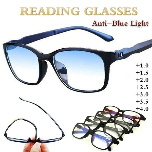 Presbyopia Eyeglasses Anti-blue Light Reading Glasses Presbyopic Eyewear Anti Blue Light Lens Reading Glasses Unisex Men Women Anti-fatigue