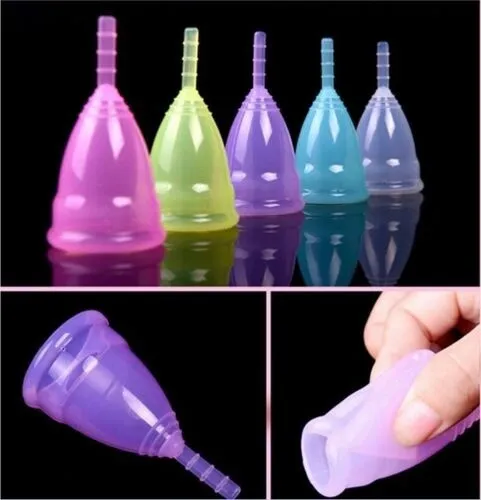2Pcs Copas Mestruales Menstrual Cup Female Women Menstruatie Cup Medical Grade Silicone Feminine Hygiene Coletor Menstrual Heath Care Tool