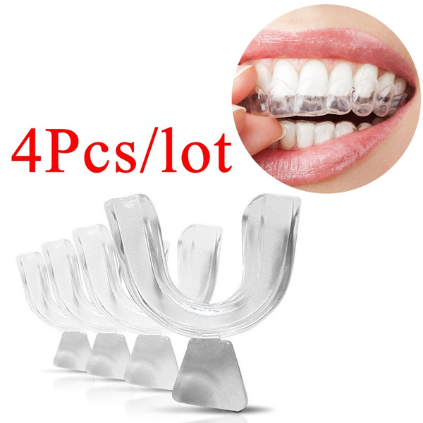 4Pcs Thermoform Moldable Mouth Teeth Dental Trays Tooth Whitening Guard Whitener