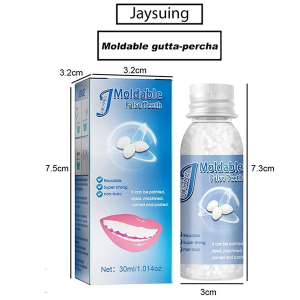 30ml Temporary Tooth Repair Kit False Teeth Solid Glue Denture For Missing Broken Teeth Moldable Tooth Filling False Teeth Tool