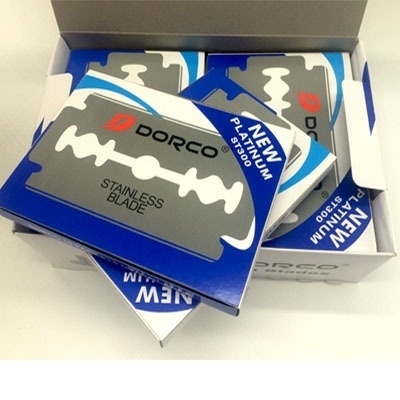 30pc Double Edged Razor Blades, Men's Shaving Double Blade (Color: Silver)