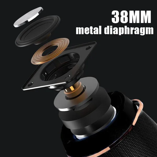 2023 New High-quality Wireless Bluetooth Speaker Subwoofer Audio Professional Outdoor Portable Bluetooth Small Speaker Fidelity Sound Qualit