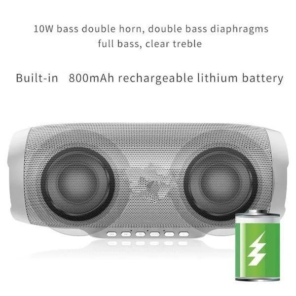 2023 New High-quality Wireless Bluetooth Speaker Subwoofer Audio Professional Outdoor Portable Bluetooth Small Speaker Fidelity Sound Qualit