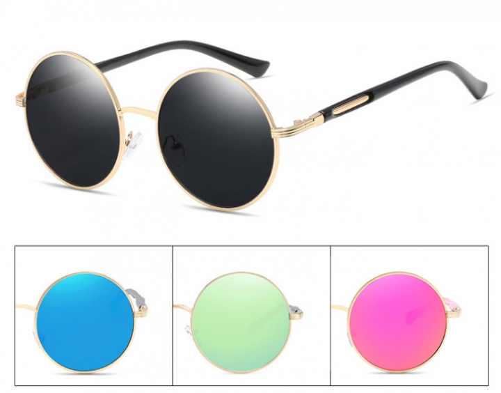 Sunglasses ladies glasses retro trend sunglasses fashion prince mirror uv visor mirror