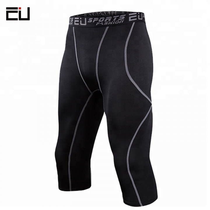 Compression Running Tights Compression Capri Pants for Men