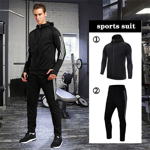 Fitness suit for men and women training outdoor running gym long sleeves spring and autumn new