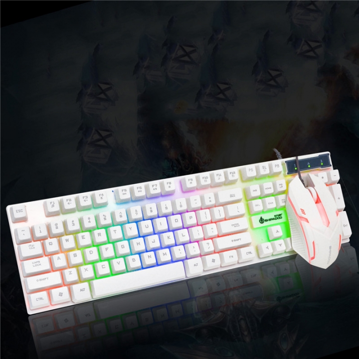 Backlit mechanical keyboard for computer game Lightweight electronic keyboard for office