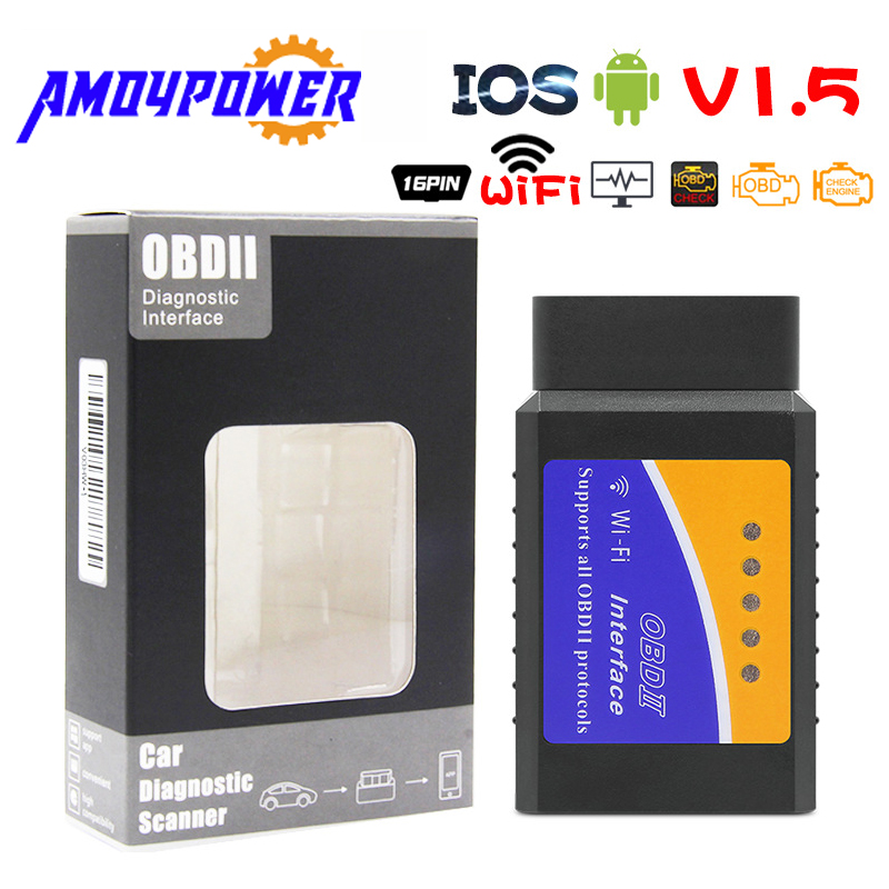 Wireless WiFi OBD Scanner Scan Code Reader Improved Version Car Check Engine Light Diagnostic Tool