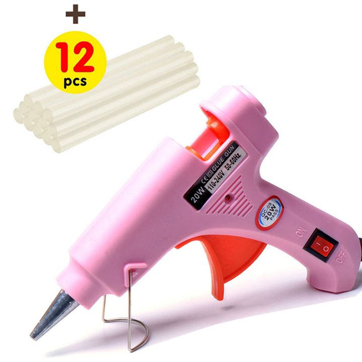 pink glue gun