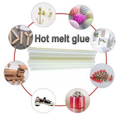 Promotion!1--15Pcs Melt Glue Sticks 7X150mm Safe and nontoxic past SGS test Free lengthening Repair shoes, tools, household, etc White