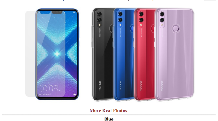 uawei Honor 8X MobilePhone 6.5 inch Screen 3750mAh Battery Android 8.2