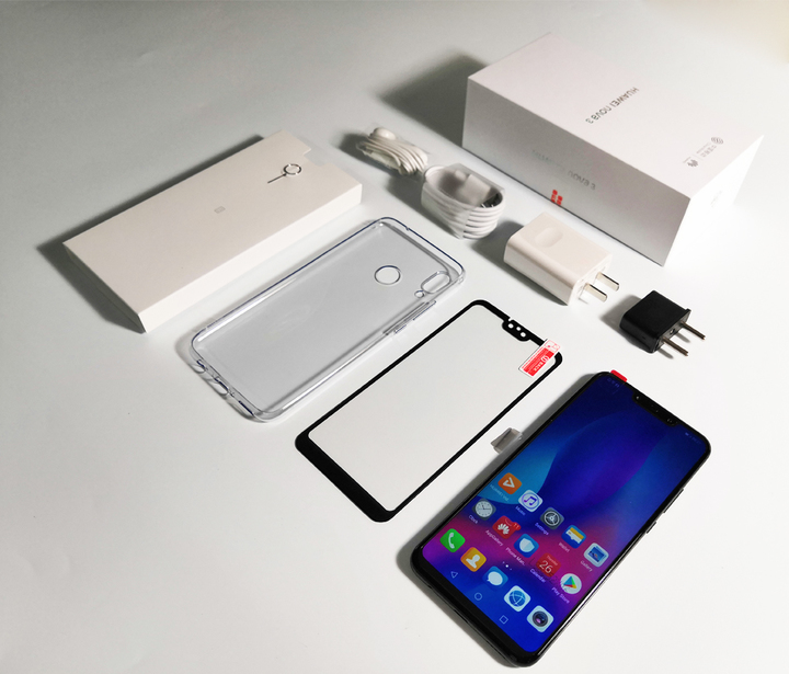 Smartphone Huawei Nova 3 Kirin 970 Qcta-core Face Unlock Android 8.1 24MP 4*Camera 6.3&quot; 3750mAh