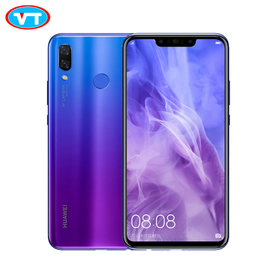 Smartphone Huawei Nova 3 Kirin 970 Qcta-core Face Unlock Android 8.1 24MP 4*Camera 6.3&quot; 3750mAh