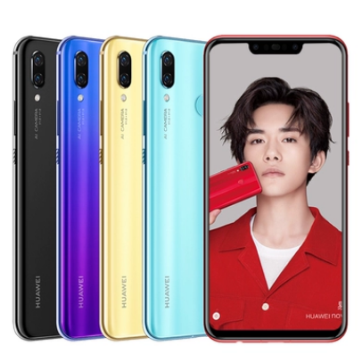 Smartphone Huawei Nova 3 Kirin 970 Qcta-core Face Unlock Android 8.1 24MP 4*Camera 6.3&quot; 3750mAh