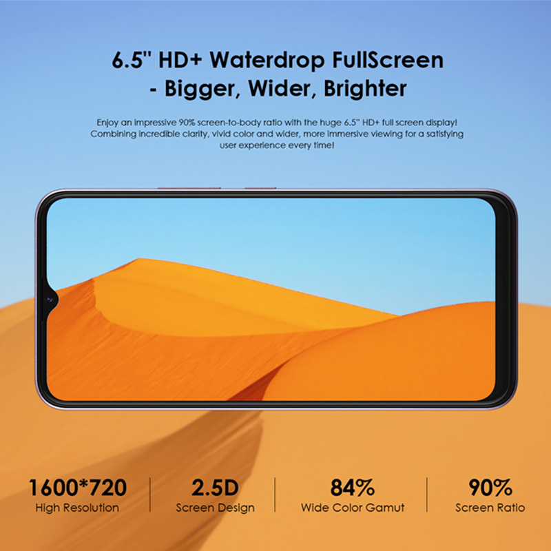 itel P37 32GB+2GB 6.5"HD+ 8MP AI Dual Camera 5000mAh Dual SIM Smart Phones
