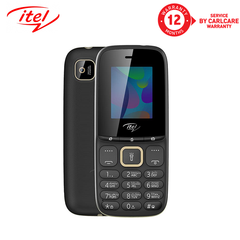 itel 2173 2.4 Display Wireless FM Dual SIM Opera Mini Dual SIM Feature Phones Black