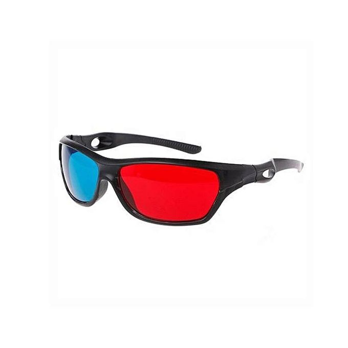 3D Glasses Universal Black Frame Red Blue Anaglyph 3D Glasses For Movie Game DVD Video