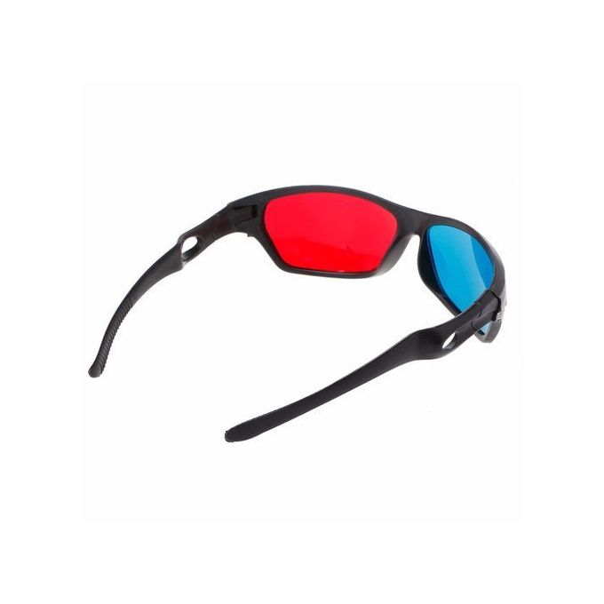 3D Glasses Universal Black Frame Red Blue Anaglyph 3D Glasses For Movie Game DVD Video