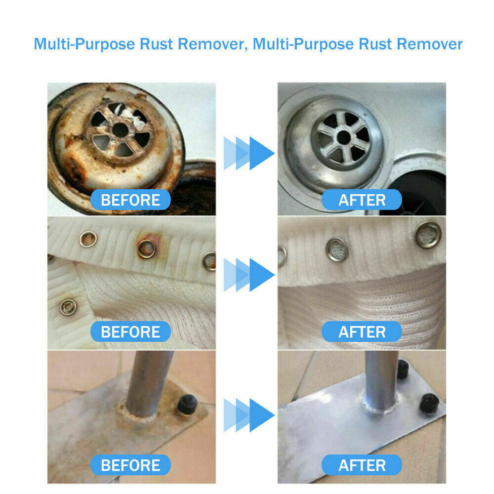 Multi-Purpose Car Rust Remover Inhibitor Metal Polish Derusting Spray Cleaning