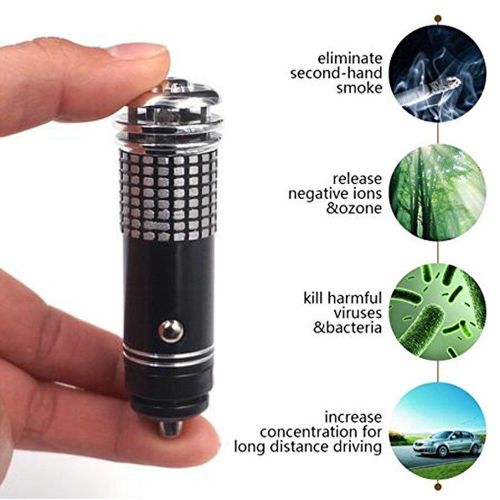 Universal Auto Car Fresh Air Ionic Purifier Oxygen Bar Ozone Ionizer Cleaner New