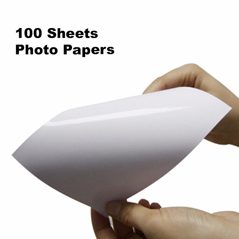 100 Sheet Premium RC High Glossy Photo Papers 4&quot; x 6&quot; Inkjet Printer Photographic Quality Graphics.