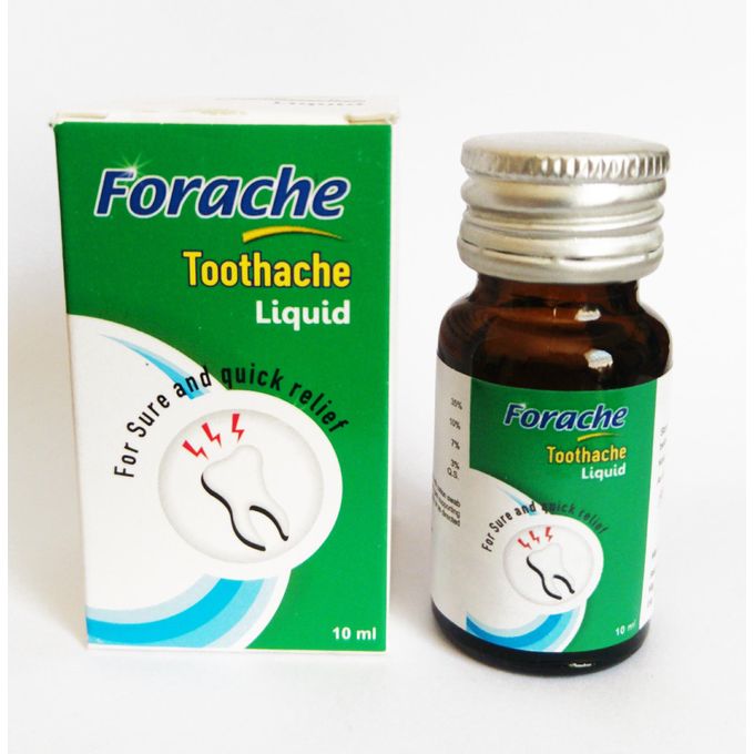 Forache Toothache Liquid For Sure &amp; Quick Relief.