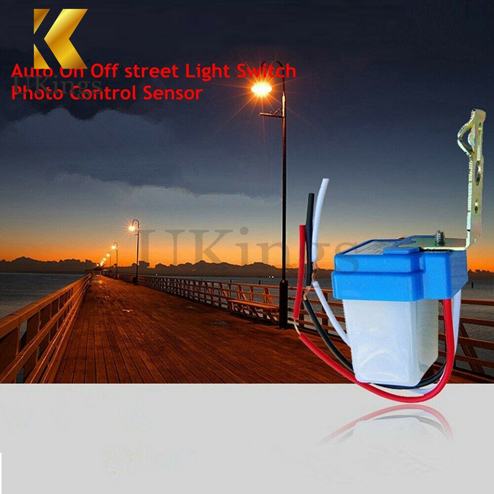 Automatic On Street Light Switch Photo Control Sensor AC 220V 10A