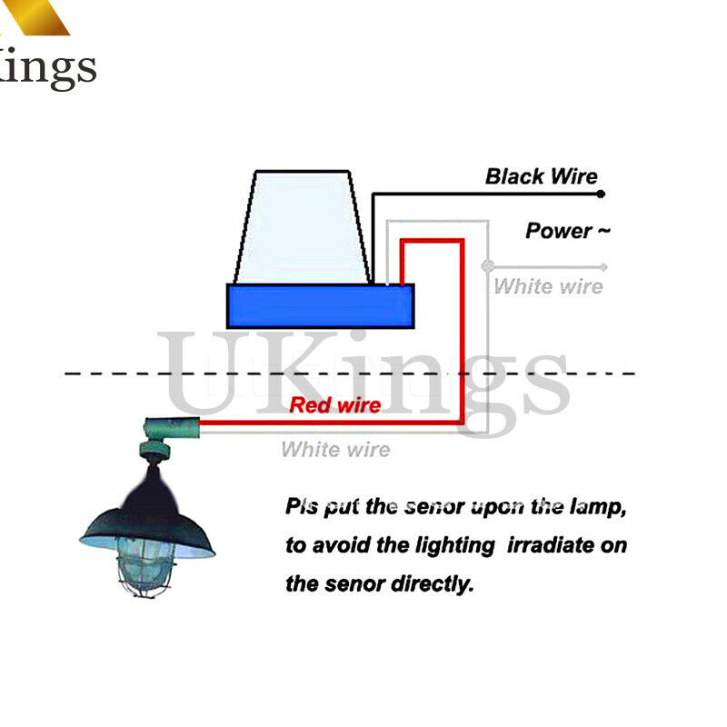 Automatic On Street Light Switch Photo Control Sensor AC 220V 10A