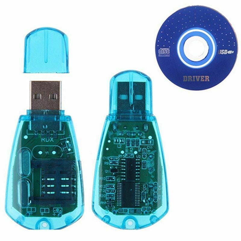 Mobile Phone USB Mini Sim Card Reader Writer Copy Cloner Back Up Kit GSM CDMA WCDMA SMS With Disk