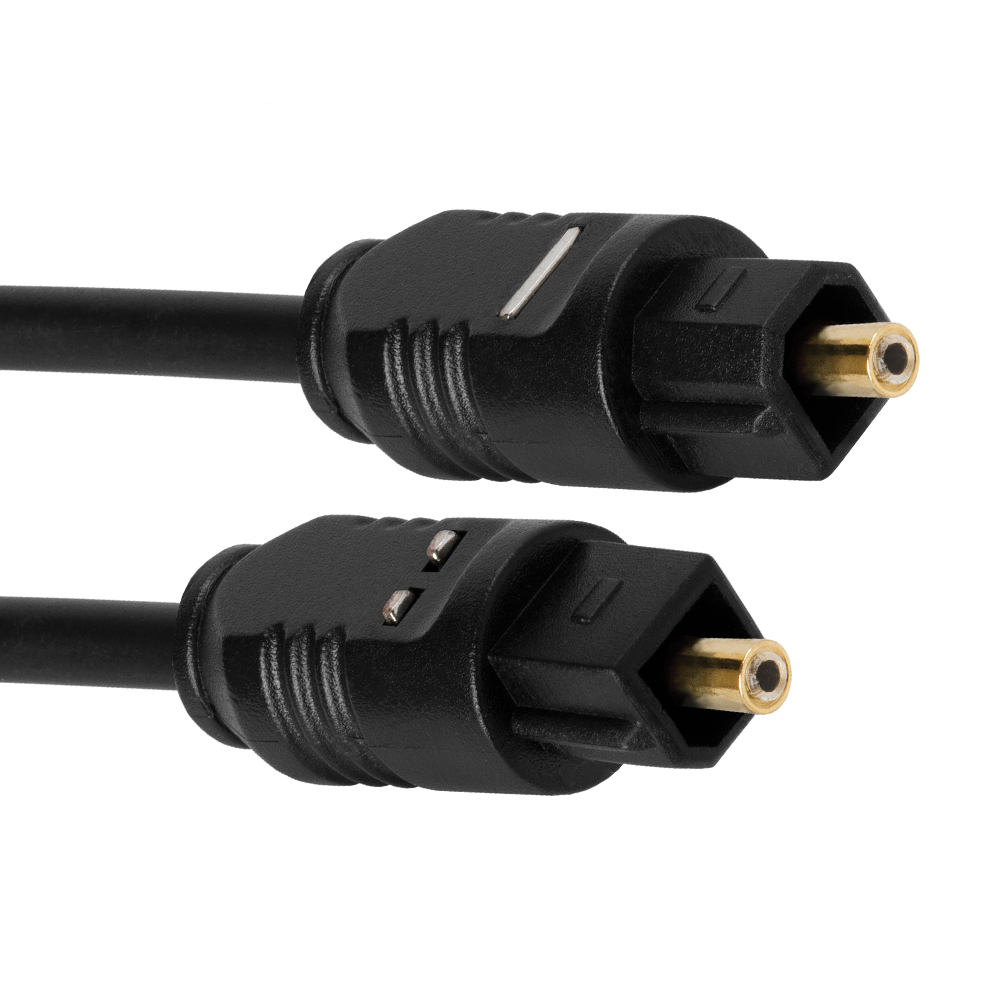 Optical TosLink Cable Digital Fiber Optic Audio SPDIF MD DVD Gold Plated DTS Dolby Digital Sound
