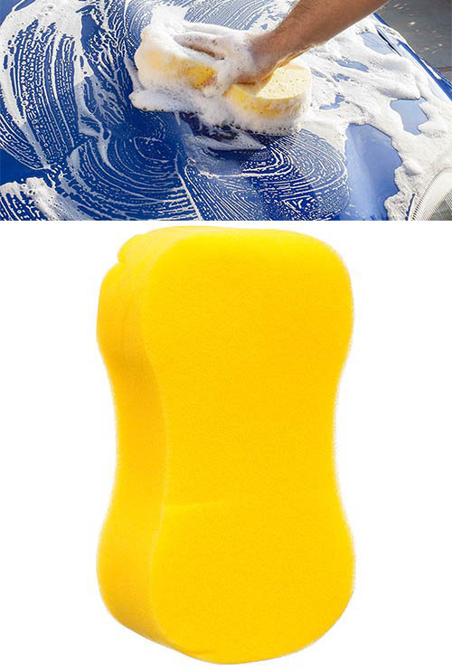 Jumbo Car Wash Extra Thick Sponge Easy Grip Car Care Washing Home Cleaning