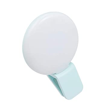 Ring Light Rechargeable Selfie LED Camera Mini Q Light With 3 Levels