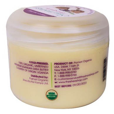 Lip, Skin &amp; Hair Care Pure East African Organic Shea Butter with Lavender - Made in New York, USA