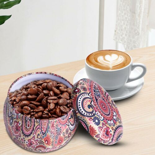 Lovely Mini Tin Candy Box Gift Jewelry Tin Box Cookie Candy Tea Storage Round Drum Tinplate Box