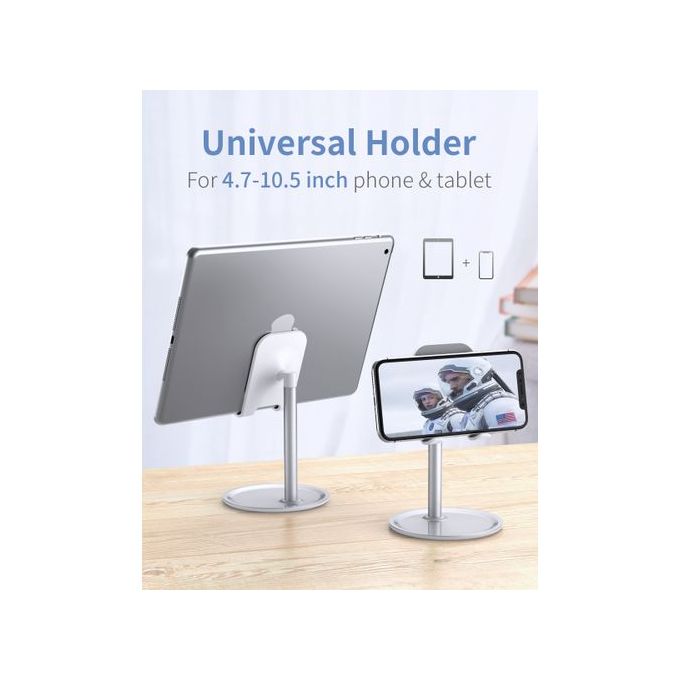 Cell Phone Tablet Stand Angle Adjustable Stand For Desk Aluminium iPad Android