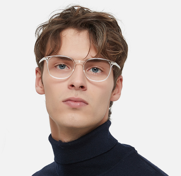 Blue Light Blocking Glasses Square Clear Frame for Computer Screen, Headache Fatigue Migraine Relief