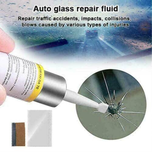 Cracked Glass Repair Kit DIY Car Window Windshield Glass Scratch Crack Restore Tools Kit Car Clean