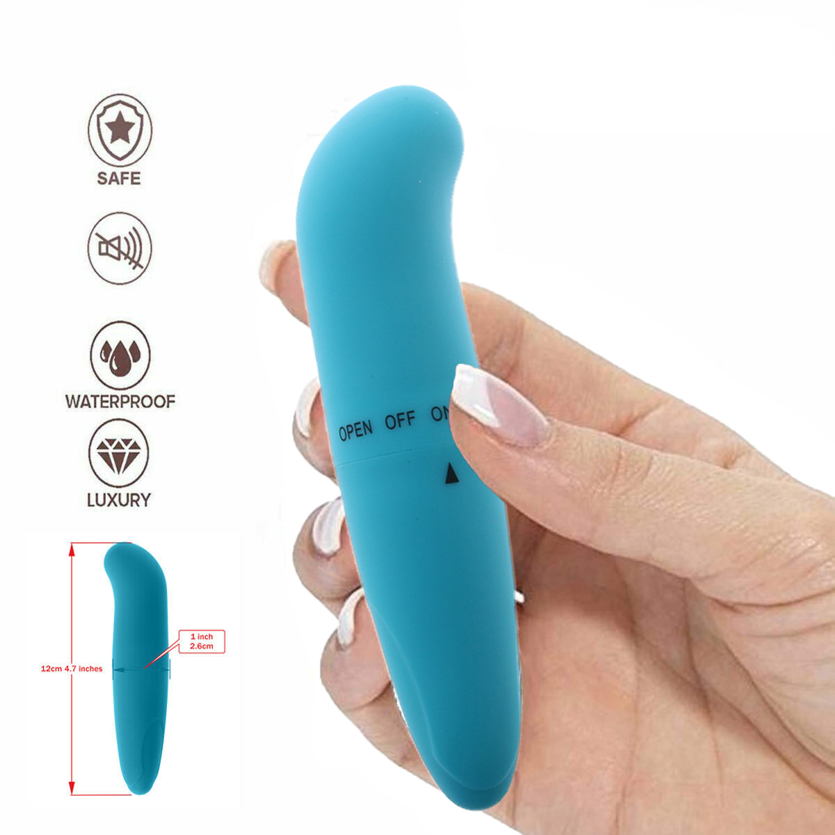 Exclusive discounts for Jinle Dolphin Shape Mini Bullet Vibrator Powerful  G-Spot Vibrator Massager Nipple Clitoris Stimulator Vibrating Egg Sex Toys  For Woman Electronic