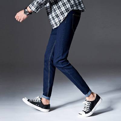 &quot;DUMA&quot; Elasticity jeans male Self-cultivation teens trousers fashion Handsome Casual